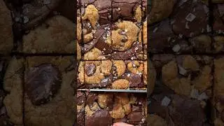 Chocolate chip cookie brownies (aka brookies!) 