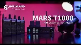 Hollyland | MARS T1000 | Reliable Full-Duplex Wireless Intercom System
