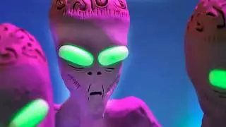 ALIENS PUT BABY IN MICROWAVE! (An Alien Claymation)