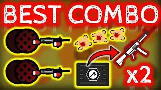 *DUAL USAS-12 is the BEST COMBO (woods mode) !!!* | Surviv.io