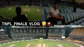TNPL FINALS VLOG🥳💥|📍MA Chidambaram Stadium|@TamilNaduPremierLeague|MithounJai #NammaOoruNammaGethu
