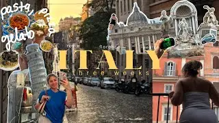 three weeks in italy | rome, florence, venice, my first time in europe