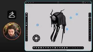 ZBrush for ipad quick tips #10 - Customise the 'third' tapping option in the UI