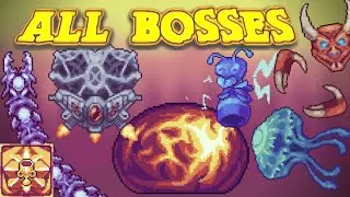 All Terraria Pre-Hardmode Bosses in Glory Mode + Glorious Drops [Glory Mod]