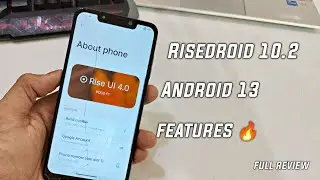 RiseDroid 10.2 For Poco f1 | Android 13 | Custom Rom