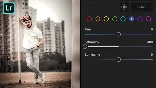 Lightroom Urban Black Tone Photo Editing | Lightroom Color Grading Tricks | Lr Photo Editing