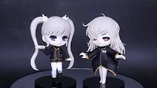 Maple Story Orchid&Lotus Air dry Clay figure Tutorial | 메이플스토리) 오르카&스우 클레이피규어 만들기