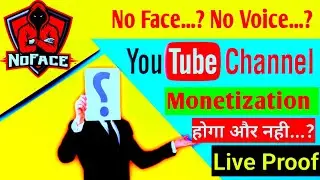 Monthly Earn $1850 Live Proof | No Face No Voice Youtube Channel Monetization | Youtube Monetization
