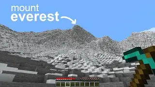 I Climbed Mount Everest in Minecraft