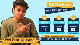 Win ₹100/- on Every Question you Answer ! Have you seen all my videos ? | RSPinJAPAN