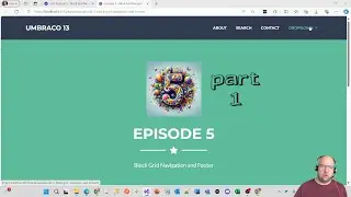Umbraco 13 Tutorial - Episode 5 Part 1 - Block Grid Navigation