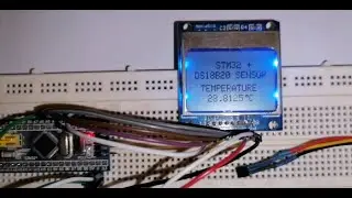Digital Thermometer using STM32, Nokia 5110 LCD and DS18B20