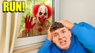 If you see this BLOODY CLOWN at your WINDOW, run! (it’s not SAFE)