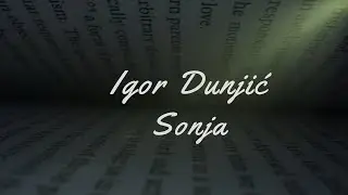 Igor Dunjić - Sonja (Prvi Sneg) (Official lyric video)