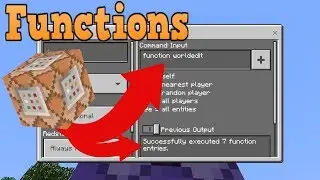 How To Make Functions In Minecraft Bedrock Edition