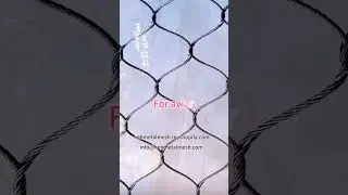 Stainless steel mesh for animal enclosure, for aviary, for fencing  #fencing  #animals #birds #zoo