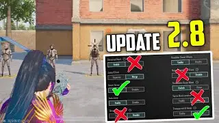 Update 2.8 | Best Sensitivity Setting + Control Code to Improve Headshot and Aim❌✅| BGMI/PUBG MOBILE
