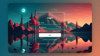 Animation Register Form HTML and CSS | Login Page HTML CSS and JavaScript