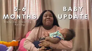 5 & 6 Month Baby Update: Sleeping Through the Night, Crawling, and Rolling Over