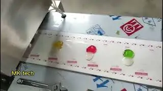 Candy depositing to film and packing machine units