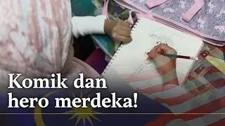 Semai semangat cinta negara, pelajar bina idea lukis komik pahlawan negara