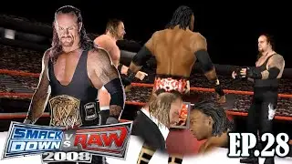SmackDown vs Raw 2008 Modo 24/7 #28 - Triple H y Booker atacan a Undertaker camino a Royal Rumble!!