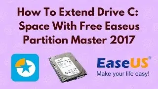 how to extend drive c space with free Easeus Partition Master 2017