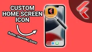 Custom Launcher Icon on Home Screen with Flutter (flutter_launcher_icons) 