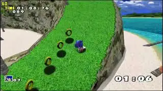 Sonic Adventure Dreamcast Emerald Coast (ReDream Emulator)