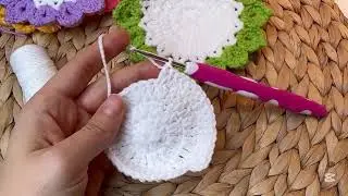 Tığ İşi Yuvarlak Motif Nasıl Örülür? (Yeni başlayanlar için) 