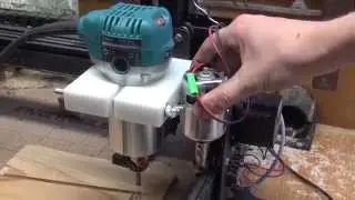 Adding a Makita Laminate Trimmer to an X-Carve.