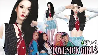 BLACKPINK Jisoo ‘Lovesick Girls’ CAS + CC Download | 블랙핑크 지수 심만들기 + CC 다운로드 [SIMS 4]