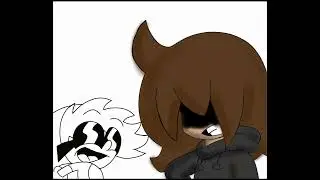 My old oc and my new oc speedart.