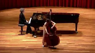 Koussevitzky - Chanson Triste (CSU Bass Day) - Mikyung Sung double bass, Susan Hoskins piano