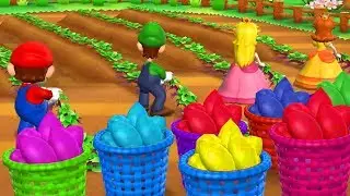 Mario Party 9 - All Tricky Minigames (2 Players)