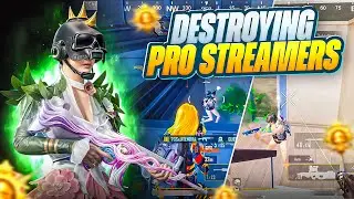 DESTROYING PRO STREAMER 🔥 || BGMI SOLO VS SQUAD GAMEPLAY || #bixiop #bgmi #conqueror 
