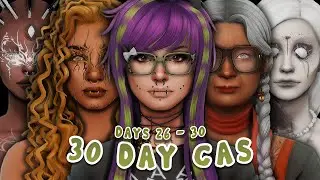 30 Day Challenge (Days 26-30) + CC List ⭐ | Sims 4 Create a Sim