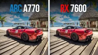 ARC A770 vs. RX 7600 | Comparison in 11 Games (1080p)