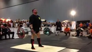 Krzysztof Radzikowski 390kg deadlift 2016 Arnold Classic Australia Strongman