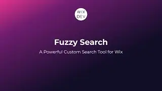 Custom Fuzzy Search on Wix | Wix Velo | Wix Dev