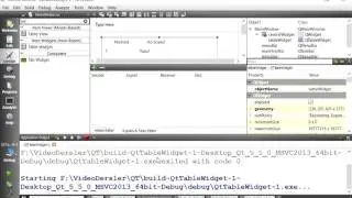 C++ Qt QTableWidget-1