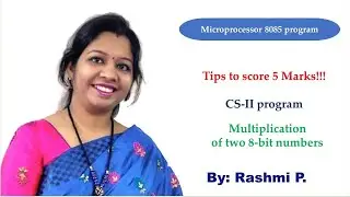 HSC Board 2023 || Microprocessor 8085 || Multiplication  program || Assembly language program