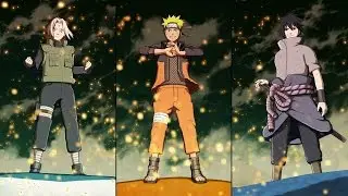 Team 7 moveset, ultimate jutsu, linked ultimate jutsu and awakening | UNS4