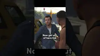 Michael And Franklin FIRST MEET 😱🥶 #gtav #shorts