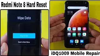 Redmi Note 8 Hard Reset Complete  guide idq1009.official