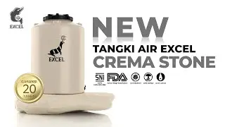 WARNA BARU! Tandon air EXCEL crema stone, bikin rumah idaman jadi lebih nyaman
