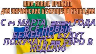 Important Ireland Payments 38 euros | New Rules for Ukrainian Refugees in 2024 