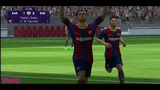 efootball - FC barcelona vs boca juniors - pes 2021 mobile
