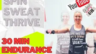 30 Minute Endurance Spin/Cycle Workout. Maximize cardiovascular health and endurance and get FIT