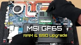 Upgrade Guide MSI GF65 Thin 10ue: NVMe SSD and RAM | Step-by-Step Disassembly Guide #upgrade
